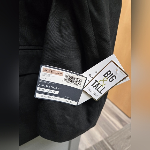 54R Haggar Men's Premium Tailored Fit Solid Suit Separates Jacket NWT - Picture 4 of 13